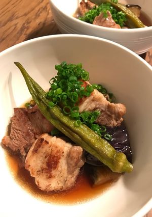 豚と夏野菜の煮物-レシピのメイン写真