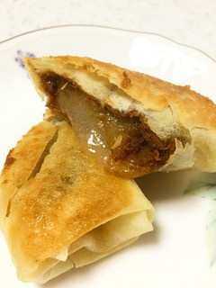 信玄餅でスイーツ春巻き-レシピのメイン写真