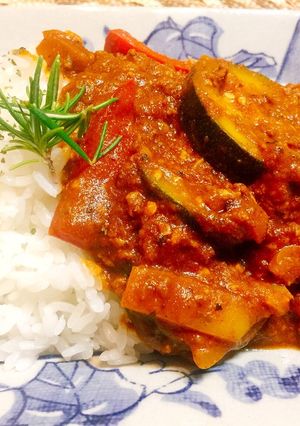 野菜ジュースで簡単☆夏野菜キーマカレー-レシピのメイン写真