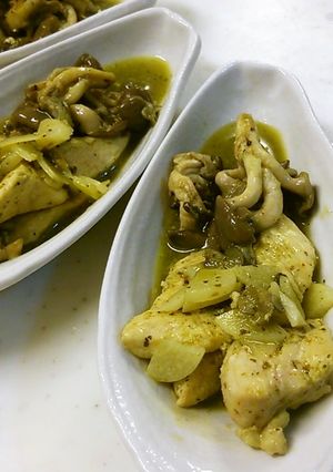 皮なし鶏むね肉のバジルソース炒め。-レシピのメイン写真