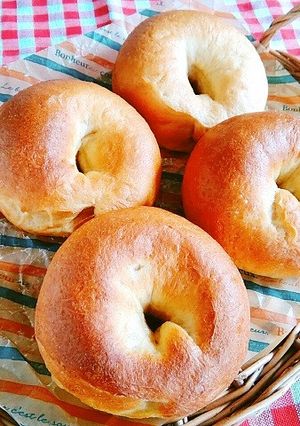 糖質制限*HBで大豆粉の低糖質ベーグル♪-レシピのメイン写真