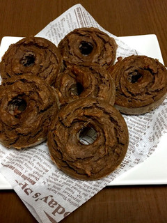 ココアバナナのおから焼きドーナツ-レシピのメイン写真