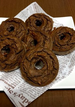 ココアバナナのおから焼きドーナツ-レシピのメイン写真