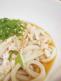 簡単☆梅とささみのさっぱり冷やしうどん-レシピのメイン写真