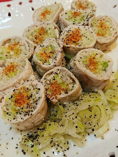 ネギ☆葱☆ねぎ☆の豚肉巻き~昆布だし蒸し-レシピのメイン写真