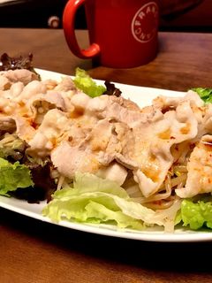 夏にオススメ!特製ダレの冷しゃぶサラダ-レシピのメイン写真
