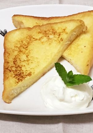 ほんのり甘い♡フレンチトースト-レシピのメイン写真