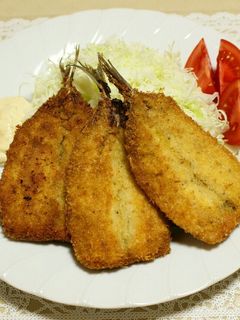 プレーン&梅肉のいわしフライ♪-レシピのメイン写真
