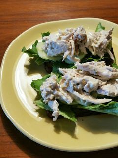 ローストチキンの残りでチキンサラダサンド-レシピのメイン写真