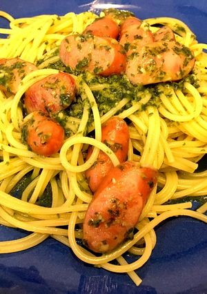 簡単バジルソースで本格的パスタ-レシピのメイン写真