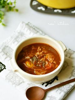 紅茶風味♡トマトとキャベツのスープ-レシピのメイン写真