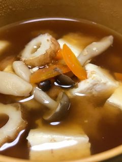 冷凍mix①と豆腐のおみそ汁-レシピのメイン写真