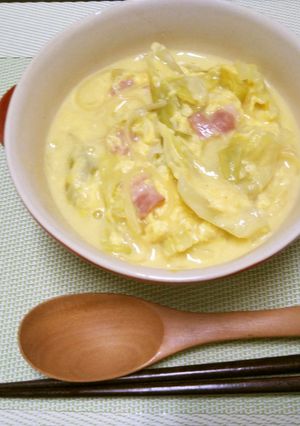 たっぷりキャベツのクリーム煮-レシピのメイン写真