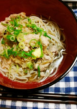 ☆超簡単☆時短☆安い♪ボリューム肉そば-レシピのメイン写真