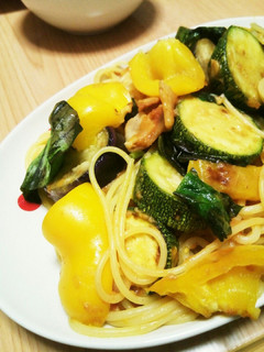 彩り夏野菜のトマトソースパスタ♡-レシピのメイン写真