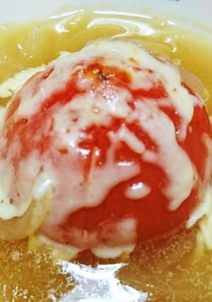 まるごと！トマトグラタンスープ-レシピのメイン写真