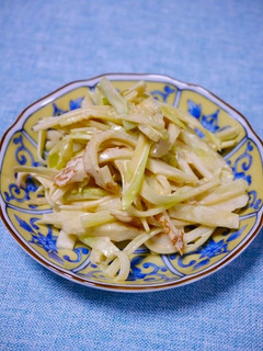 節約!ブロッコリーの茎の和風サラダ-レシピのメイン写真