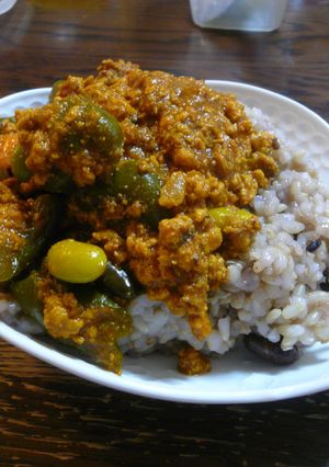 ピーマンたっぷり豆キーマカレー-レシピのメイン写真