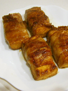 ２９分☆厚揚げ豆腐のごちそう肉巻き-レシピのメイン写真