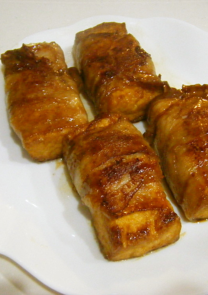 ２９分☆厚揚げ豆腐のごちそう肉巻き-レシピのメイン写真