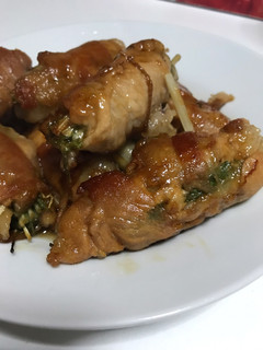 食物繊維たっぷり!ゴボウと水菜の肉巻き-レシピのメイン写真