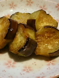 お弁当に!茄子のバタポン-レシピのメイン写真