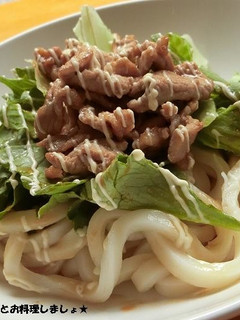 市販のタレで簡単★冷やし焼き肉うどん-レシピのメイン写真