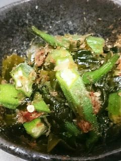 おくらとわかめのおかか和え-レシピのメイン写真