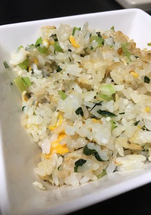 小松菜と干しエビのチャーハン-レシピのメイン写真