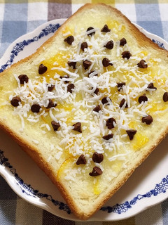 ココナッツ*マーマレード*チョコトースト-レシピのメイン写真