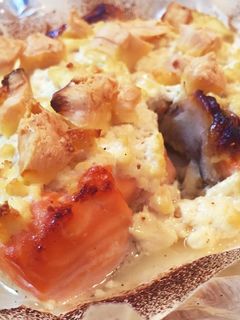 豆腐ソースで 鮭のグラタン❁*+-レシピのメイン写真