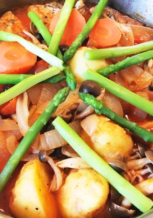 豚ヒレ肉の野菜ジュース煮込み-レシピのメイン写真