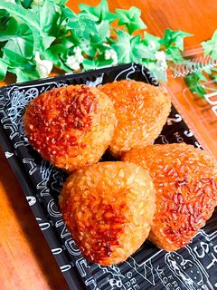 トースターde染み染み♡焼きおにぎり-レシピのメイン写真