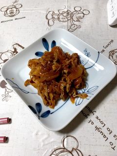 豚バラと玉ねぎのケチャップ炒め-レシピのメイン写真