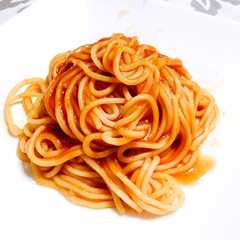 簡単！節約！ピリ辛最高〜トマトジュース麺-レシピのメイン写真