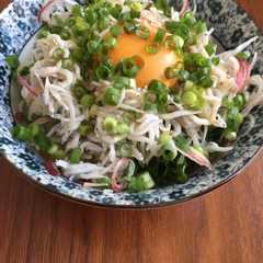 ごま油と薬味香る釜揚げしらす丼-レシピのメイン写真