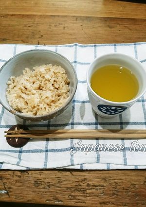 緑茶で炊く茶飯〈シミ対策〉〈ガン予防〉-レシピのメイン写真