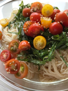 トマトと青じそのあっさりそうめん-レシピのメイン写真
