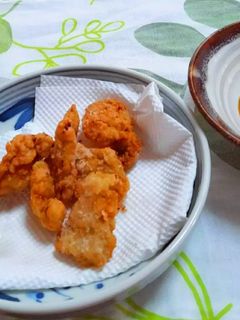 鶏皮唐揚げ ダシ酢醤油和え-レシピのメイン写真