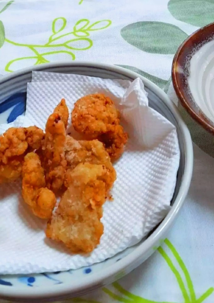鶏皮唐揚げ　ダシ酢醤油和え-レシピのメイン写真