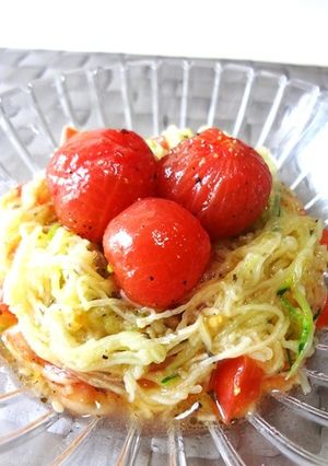 プチトマトのハツミツマリネカッペリーニ-レシピのメイン写真