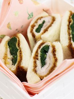 ほうれん草カツのサンドイッチ-レシピのメイン写真