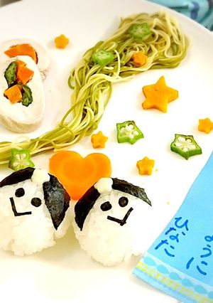 《幼児食》七夕プレート☆★-レシピのメイン写真