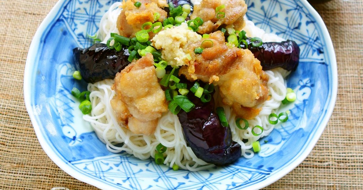 豚と野菜の揚げだしぶっかけそーめん！ by みゃちゃむ 【クックパッド