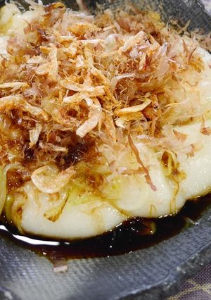 桜エビとおかかのネギ餅【JA福岡市】-レシピのメイン写真