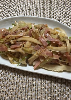 エリンギとベーコンのバターしょうゆ炒め-レシピのメイン写真