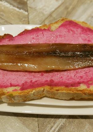 軽いビーツのフムス-レシピのメイン写真