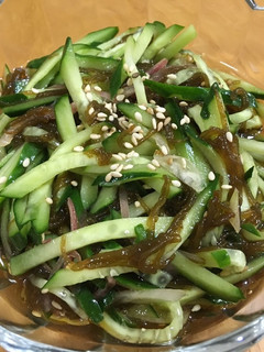 きゅうりともずくの酢の物-レシピのメイン写真