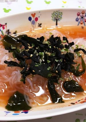プチッと鍋で簡単しらたき冷麺-レシピのメイン写真