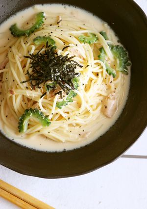 ゴーヤの冷製パスタ-レシピのメイン写真